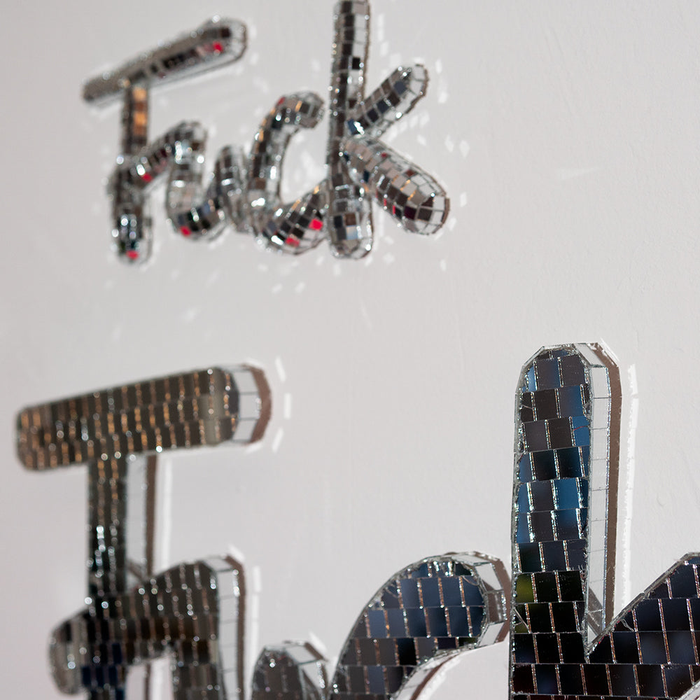 FUCK • organisch • Glitzer