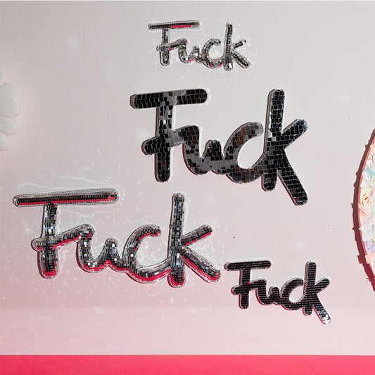 FUCK • organisch • Glitzer