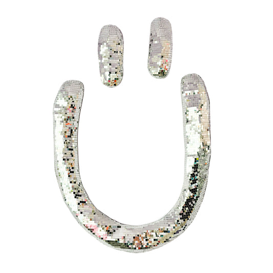 SMILEY • MegaMaxi • Glitzer • plastisch • UNIKAT