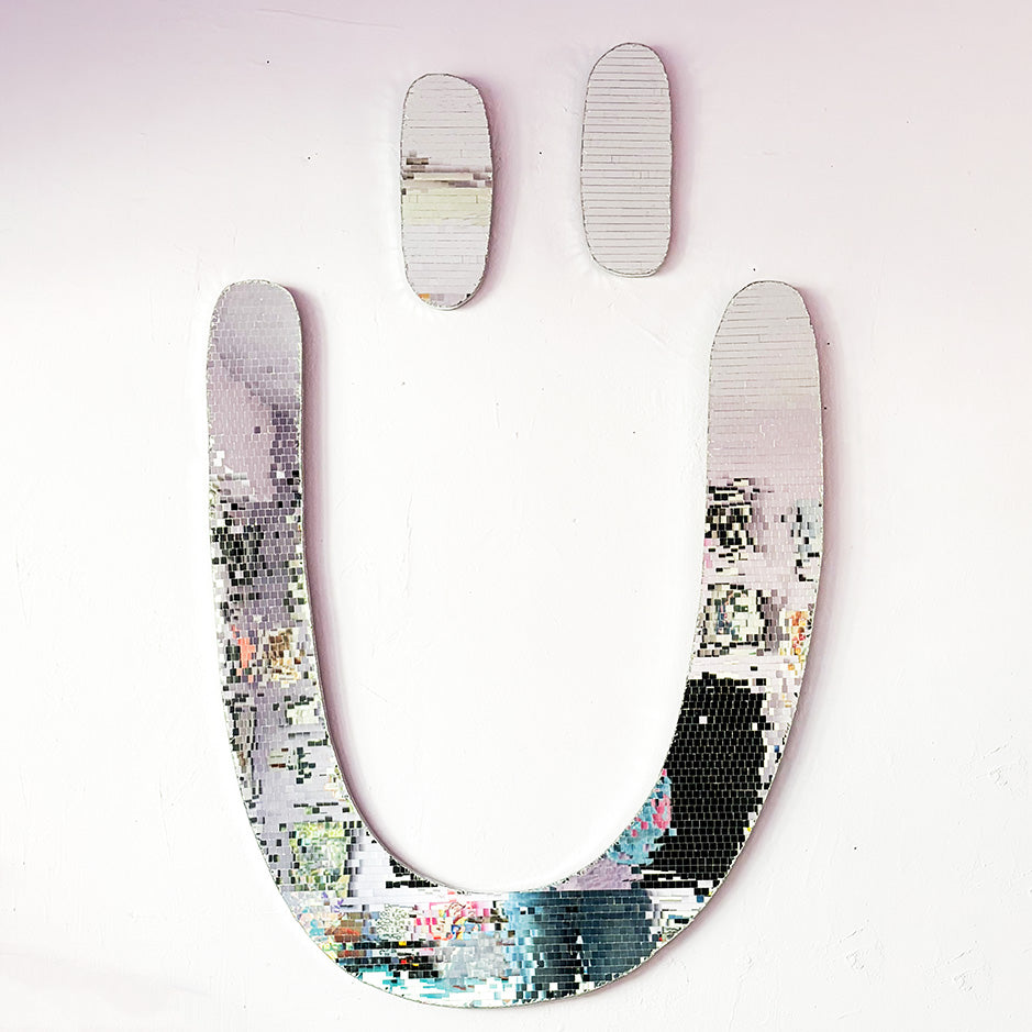 SMILEY • MegaMaxi • Glitzer • Flach • UNIKAT