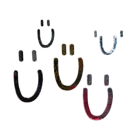 SMILEY • flach • Glitzer