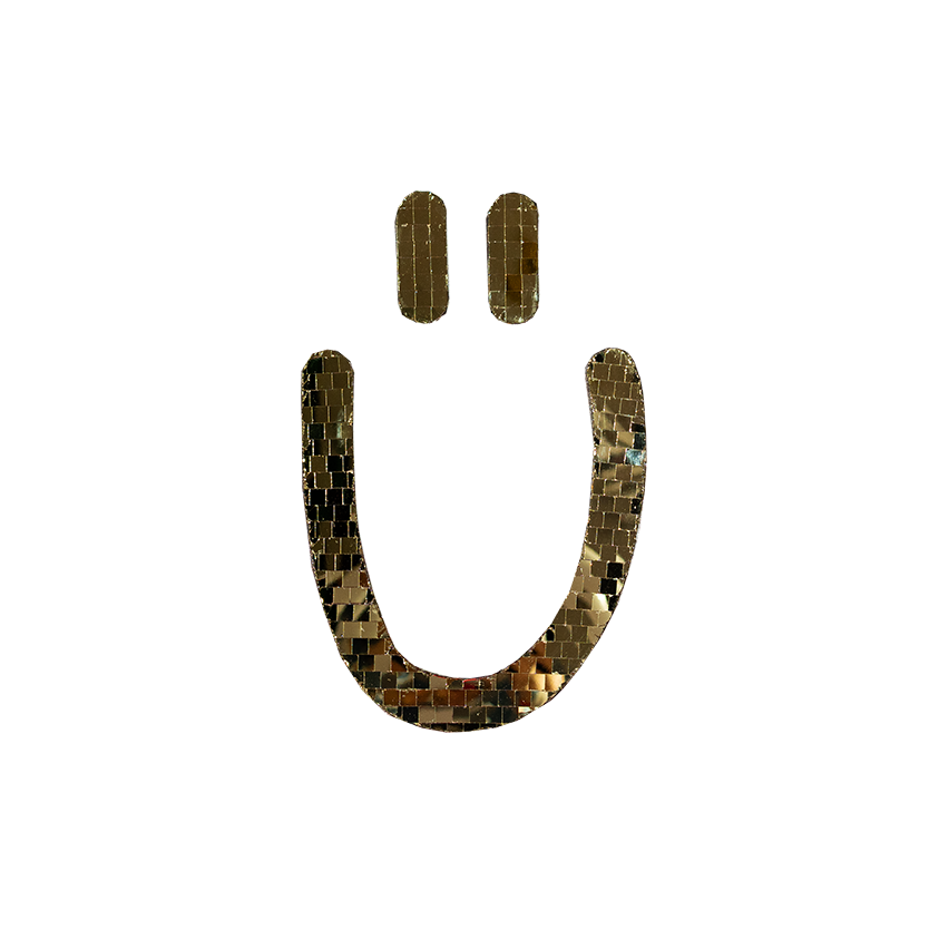 SMILEY • flach • Glitzer
